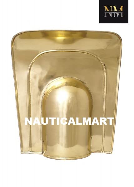 NauticalMart Gladiator's Shoulder Guard Brass Pauldrons LARP Reenactment Fantasy Costume