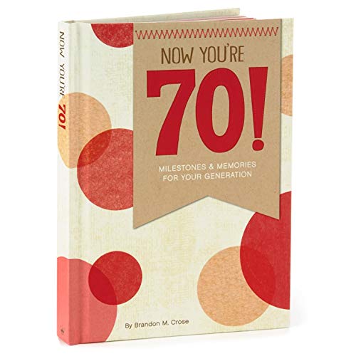 Livre cadeau 70 ans Hallmark : souvenirs précieux pour célébrer un anniversaire mémorable