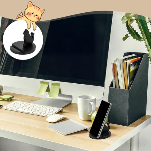 Support de téléphone portable chat mignon NBEADS pour bureau et smartphone - 3