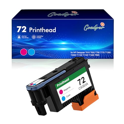 Cabezal de impresion HP 72 M/C remanufacturado para plotters Designjet T790 y T610
