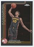 2025-26 TOPPS CHROME #2 ZACCHARIE RISACHER ATLANTA HAWKS BASKETBALL OFFICIAL TRADING CARD OF NBA