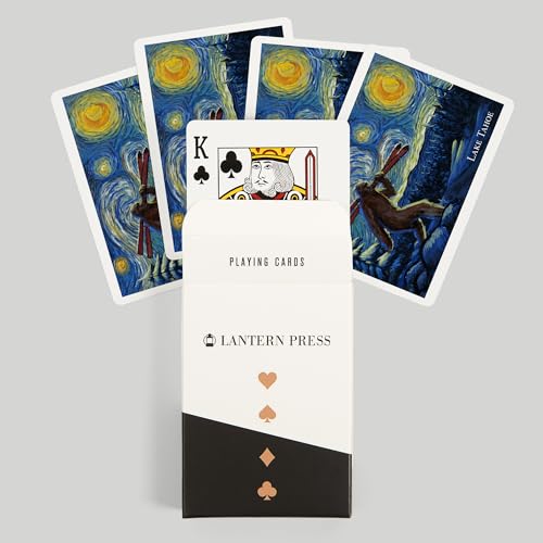 Baraja de Poker Lantern Press Lake Tahoe, 52 cartas miniatura 6