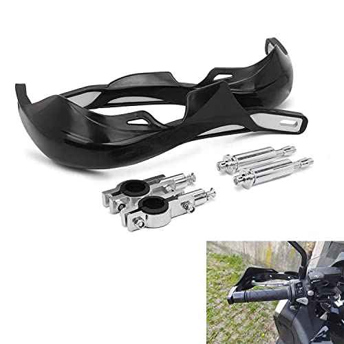 Ustpo Dirt Bike Hand Guards Handguards Motorcycle Aluminum Hand Guards Universal For 7/8" 22Mm And 1 1/8" 28Mm Brush Bar For Off Road Atv Motocross Dirt Bike Enduro - Black #TOP1