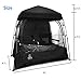 CoverU Sports Shelter Pod 2 Person Stormy Cold Weather Tent (Black) Patented
