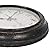 Yoiolclc Outdoor Clock Wall Clock Waterproof with Thermometer Retro Clock for Garden Patio Pool Home (12 Inch Bronze)