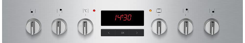 Amica EHC 933 015 E Einbauherd Set Backofen mit Grill Umluft Glaskeramik Kochfeld Zweikreis Bräterzone Timer Steam Clean