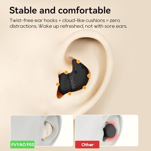 Image of Sleep Earbuds for Side Sleepers, Ear Buds Sleeping, Sleep Bluetooth Headphones, Wireless Bluetooth 5.4, 42H Playtime, Mini Invisible Buds Comfort Fit for Sleeping, Hidden Earbuds for Small Ears