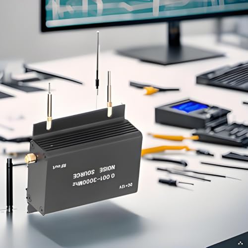 Image of Broadband Noise Source Generator - DC 12V, 0.001‑3000MHZ Versatile RF and Microbillow Testing Tool with Stable SMA Output for Engineers and Hobbyists (US Plug)