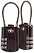 Produktbild KH-SecurityKH Security Kofferschloss 2er Set Gepäckschloss, Schwarz/Silber, 8 mm