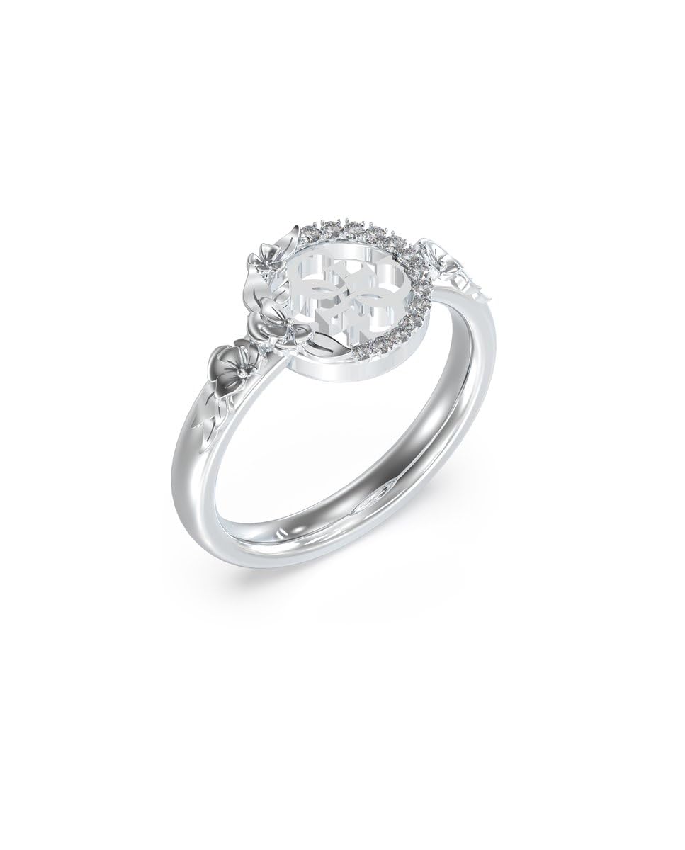 ANILLO GUESS - 4LOVE Color: Plata/Size: 54,00