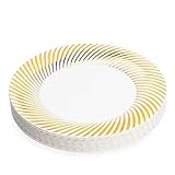 Reutilizable y de Alta Calidad - Los platos son ligeros y prácticos. Los platos de plástico están fabricados con material de plástico de calidad premium. Para volver a usar, simplemente lávelo con jabón y agua tibia, y déjelo secar.