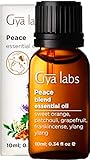 NUESTRO ACEITE ESENCIAL DE PAZ ESTÁ ELABORADO PARA DULCES DÍAS Y NOCHES. Embotellamos esta relajante mezcla de aceites de naranja dulce, pachulí, pomelo, incienso e ylang ylang porque estos aceites esenciales duermen y relajan la mente. Ahora, puede disfrutar cómodamente de todas sus propiedades calmantes a la vez.