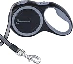 Laisse rétractable longue de 26 pi jusqu'à 110 lb, laisse pour chien robuste sans enchevêtrement à 360° avec poignée antidérapante pour chiens petits/moyens/grands