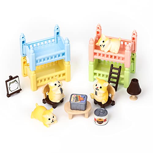 Tqqfun JY2112023 Pet Pretend Play Toys, 33 Pcs Hamster Figures Playset Toy thumb #2
