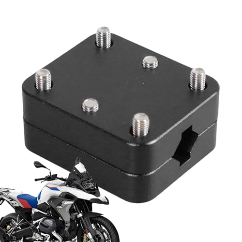 Nuyhgtr Staffa GPS per moto, supporto per navigatore GPS, antivibrazione, accessori per moto, antiruggine, staffa GPS per manubrio