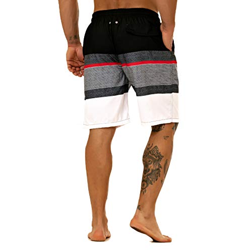 Image of KAILUA SURF Mens Swim Trunks Long, Quick Dry Mens Boardshorts, 9 Inches Inseam Mens Bathing Suits with Mesh Lining