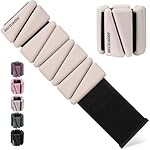 Ankle Weights Set of 2 (1 lb/2 lb/3 lb Each) Adjustable Wrist Weights for Women Men Wearable Arm Leg Weight for Pilates, Running, Walking, Workout, Yoga