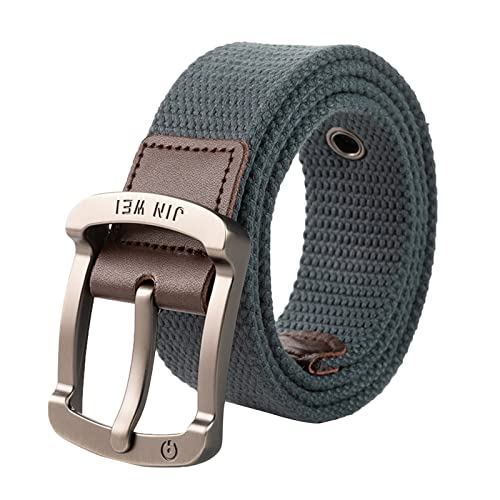 Gürtel Herren Breit Hommes adultes unisexe militaire toile boucle à dégagement rapide ceinture extérieure hommes ceinture d'entraînement en plein air Herren Gürtel Leder Verstellbar (Dark Gray #2, XL)