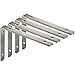 Fablcrew 4Pcs Équerres de Fixation,Angle Droit Support en Acier Inoxydable,Équerre étagère Inox 200x140x4MM, Support d'angle Brace avec 16 Pcs Vis