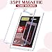 8ct Magnetic Card Holders for Trading Cards, 35pt Hard Cards Sleeves Case, One Touch Card Holder Fit for MTG Cards, Sports Cards, Baseball Cards, Game Cards, Toploaders, Standard Cards Display
