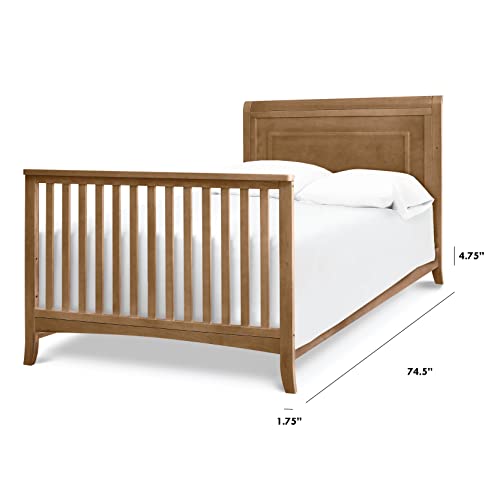 Image of Davinci Hidden Hardware Twin /Full-Size Bed Conversion Kit (M5789) in Hazelnut