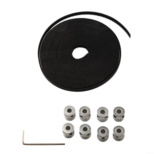Juego de 26 correas dentadas y poleas de alto rendimiento para RepRap, Prusa y Mendel 3D para impresoras