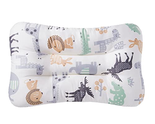 Image of WelsLife Toddler Pillow 16X11 Breathable Organic Cotton Toddler Pillows for Sleeping Bedding Set - Kids Pillow, Travel Pillows for Sleeping, Mini Pillow, Toddler Bed Pillows (Animal World Safari)
