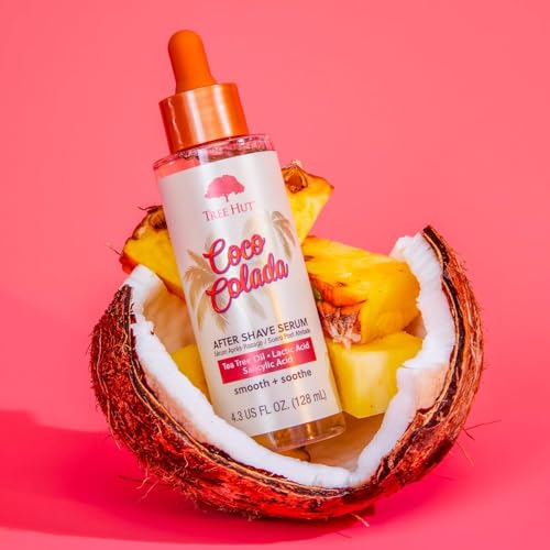 Image of Tree Hut Coco Colada After Shave Serum, Helps Keep Skin Smooth & Soothed After Shaving, Sensitive, 4.3 Fl Oz