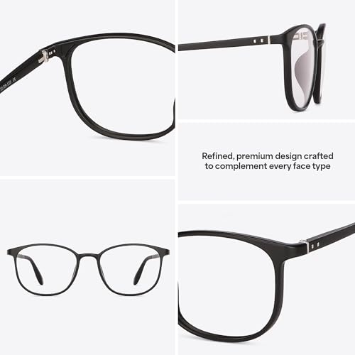Image of LENSKART BLU | Zero Power Blue Cut Computer Glasses | Anti Glare, Lightweight & Blocks Harmful Rays | Full Rim Square | 100% UV Protected | For Men and Women |