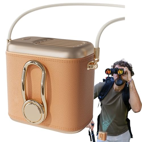 Ventilador De Cintura Portátil,Ventilador Personal Portátil Para Enfriamiento - Aire Personal Recargable Refrescante, 3 Velocidades para Senderismo Acampada Viajes Accesorios Exterior