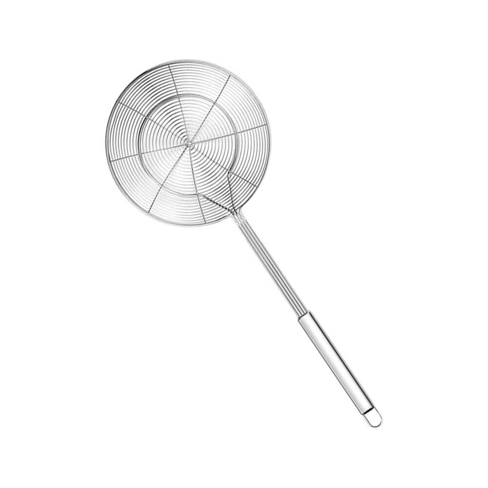 LIUDU Stainless Steel Spider Strainer Skimmer Ladle, 5.4 Inch