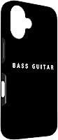 Vista 3 de Bass Guitar Players Contemporary Font / Musical Instrument Case for iPhone 16