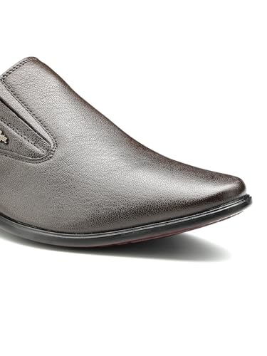 Image of Lee Cooper LC2034B2R Men's Lightweight Leather Shoes | Comfortable, Stylish Slip-On Formal Footwear for Office, Business 40EU