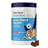 Vetnique Labs Glandex Anal Gland Soft Chew Treats with Pumpkin for Dogs Digestive Enzymes, Probiotics Fiber Supplement for Dogs Boot The Scoot (Bacon/Pork Chews, 120 Count)