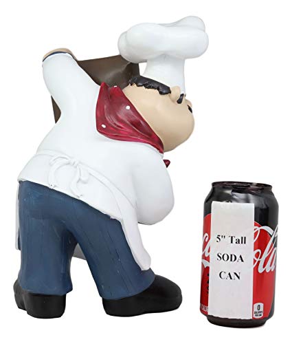 Estatua Decorativa Chef Francés Maestro 10.75 pulg miniatura 4