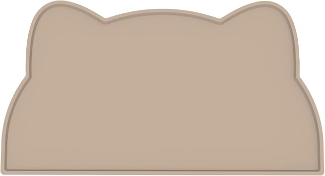 Septillar Pet Mat, Meal Mat, Antibacterial, Pet Mat, Waterproof, Overflow Prevention, Clean, Convenient, Large, Medium, Small Cat and Dog Dark Brown, 17.3 x 9.8 inches 44 x 25 cm