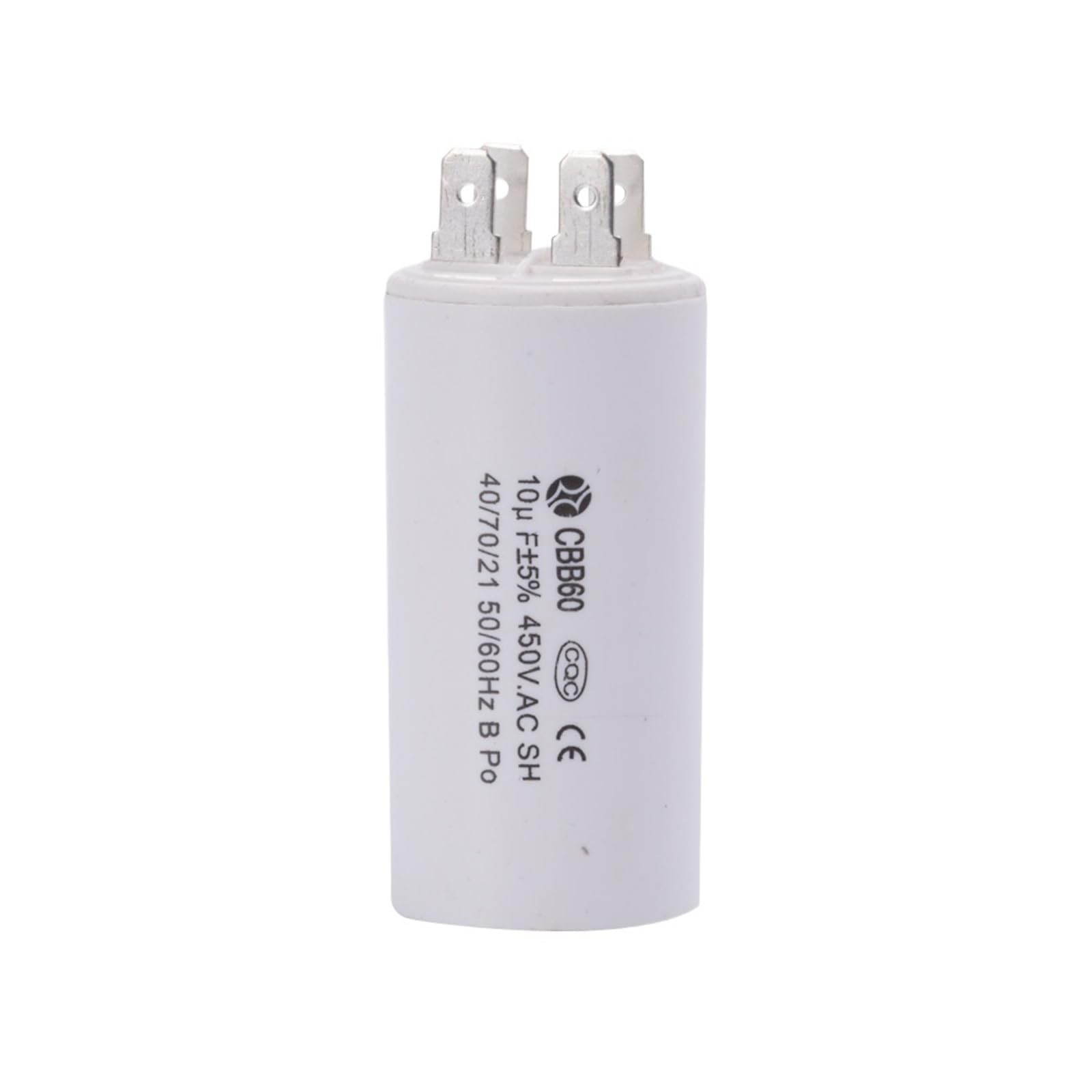 Condensador de arranque de motor CBB60 450 V 10 uf, cuatro pines, for condensadores de motor de bomba de agua