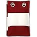 DriftAway Mia Stripe Light Blacking Grommet Room Darkening 1 Layer Window Curtains Striped Window Drapes for Bedroom Living Room Stripe Printed 82 inches Long Curtains 2 Panels Set Christmas Red