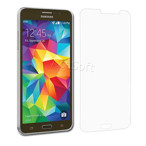 Premium 9H Hardness 2.5D Round Edge Crystal Clear Tempered Glass Screen Protector Film Compatible with Samsung Galaxy Mega 2 SM-G750A AT&T Smartphone