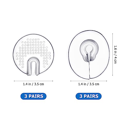Image of 6 Toe Guard Pairs PU Gel Cushions for Flip Flop Sandals Non- Slip Silicone Sandal Foot Pad Gel for Outdoor Sandal Toe Protectors Home Insert