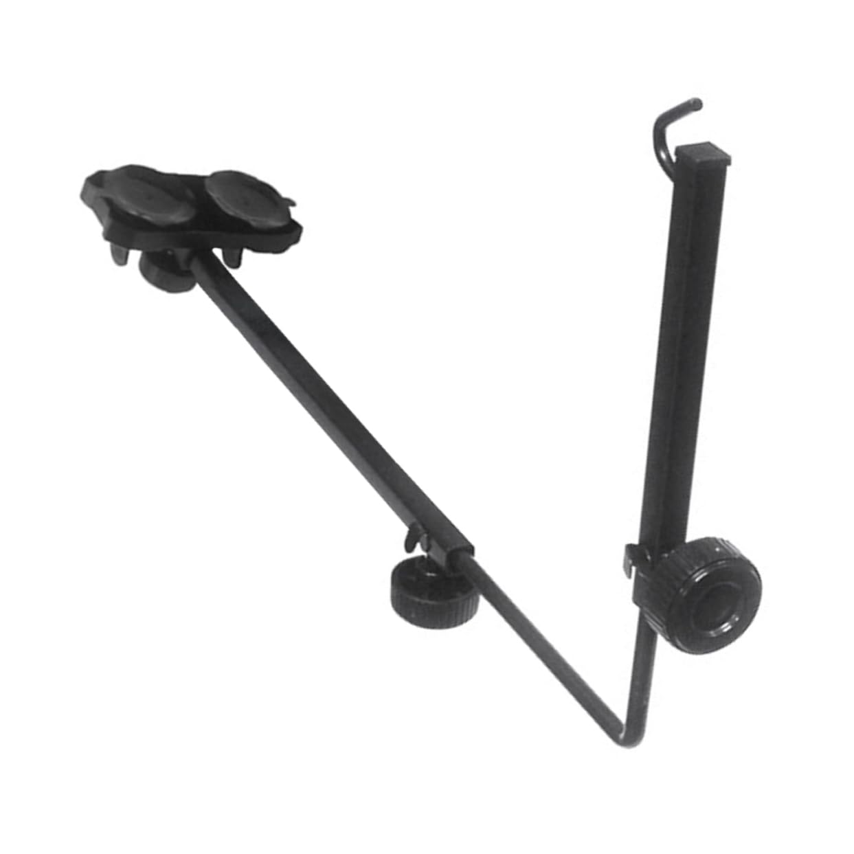 Mipcase Supporto Luce Acquario Supporto Luce Terrario Accessori Per Acquari o Per Dell'acquario o Per Lampada Appendiabiti Per Lampada Rettile Black Ferro Da Stiro