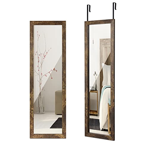 ikkle Wooden Full Length Door Mirror 48" x 14" Wall