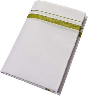 KolakeerTM Mens Cotton White Dhoti with Elegant Color Border - Traditional South Indian Veshti Mundu
