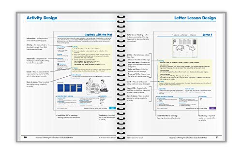 Learning Without Tears - Readiness & Writing Pre-K Teacher's Guide, Current Edition - Get Set for School Series - Pre-K Writing Book - Pre-Writing Skills - for School or Home Use