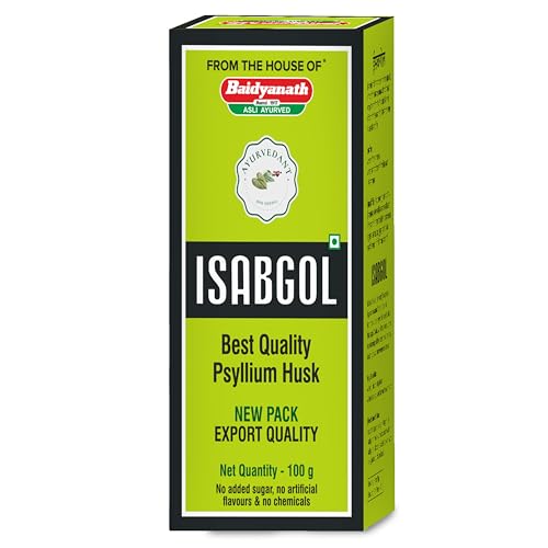 Image of Baidyanath Ayurvedant Isabgol /Psyllium Husk Powder - 100 Gm | Effectively Relieves Constipation | Fibre Supplement For Digestion