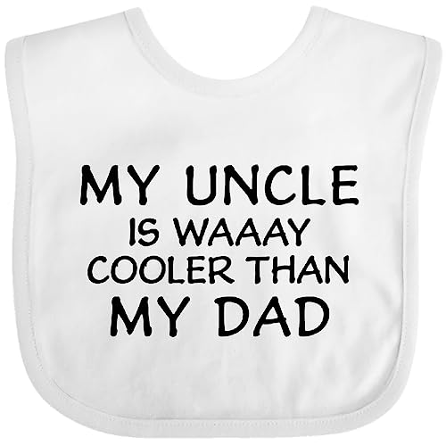 inktastic My Uncle Is Waaay Cooler Than My Dad Baby Bib