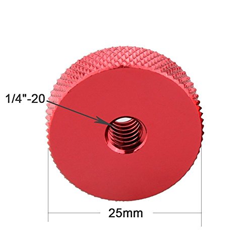 Camvate 1/4"-20 Female Thumb Wheel Lock Nut Adapter(2 Pieces) - 1490 #TOP1