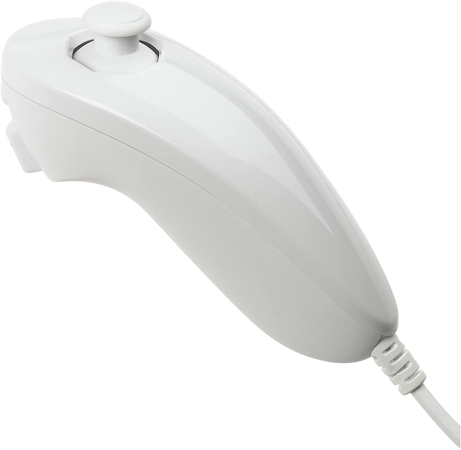 GAMSERIA New Quality Wired Nunchuk Controller for Wii/Wii U Console video game Nunchuck gamepad (White) (B09YY97PHQ) Amazon Price History, Amazon Price Tracker