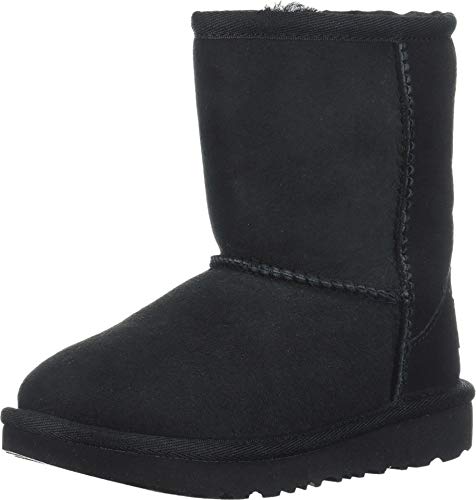 UGG Unisex Kinder Classic II Klassische Stiefel, Schwarz, 33.5 EU