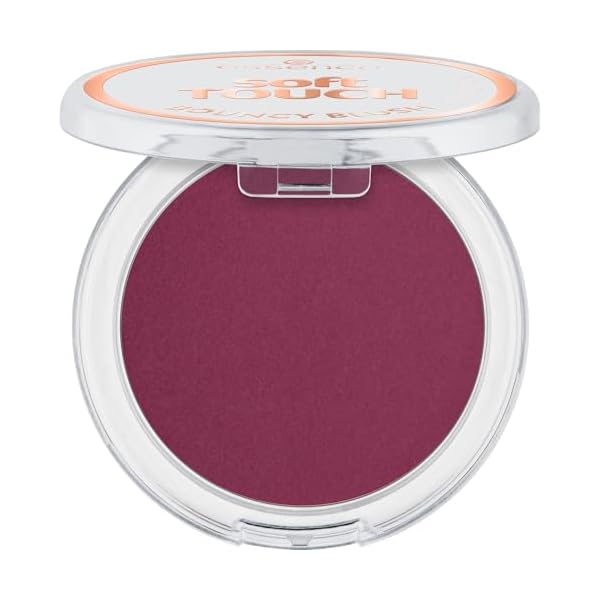 essence soft TOUCH BOUNCY BLUSH 40 roses in berry, blush cream-to-powder, teinte baie froide, fini mat, texture douce et soin, 5g